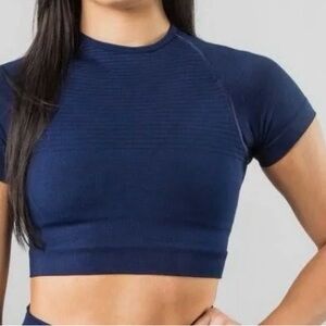 Alphalete Dark Blue Women's Crop Top